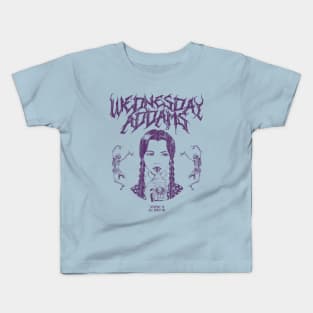 Wednesday Addams Metal Kids T-Shirt